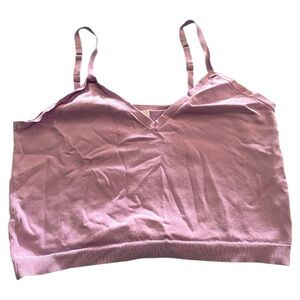 The Drop women’s Purple Sleeveless Fitted Crop Camisole
